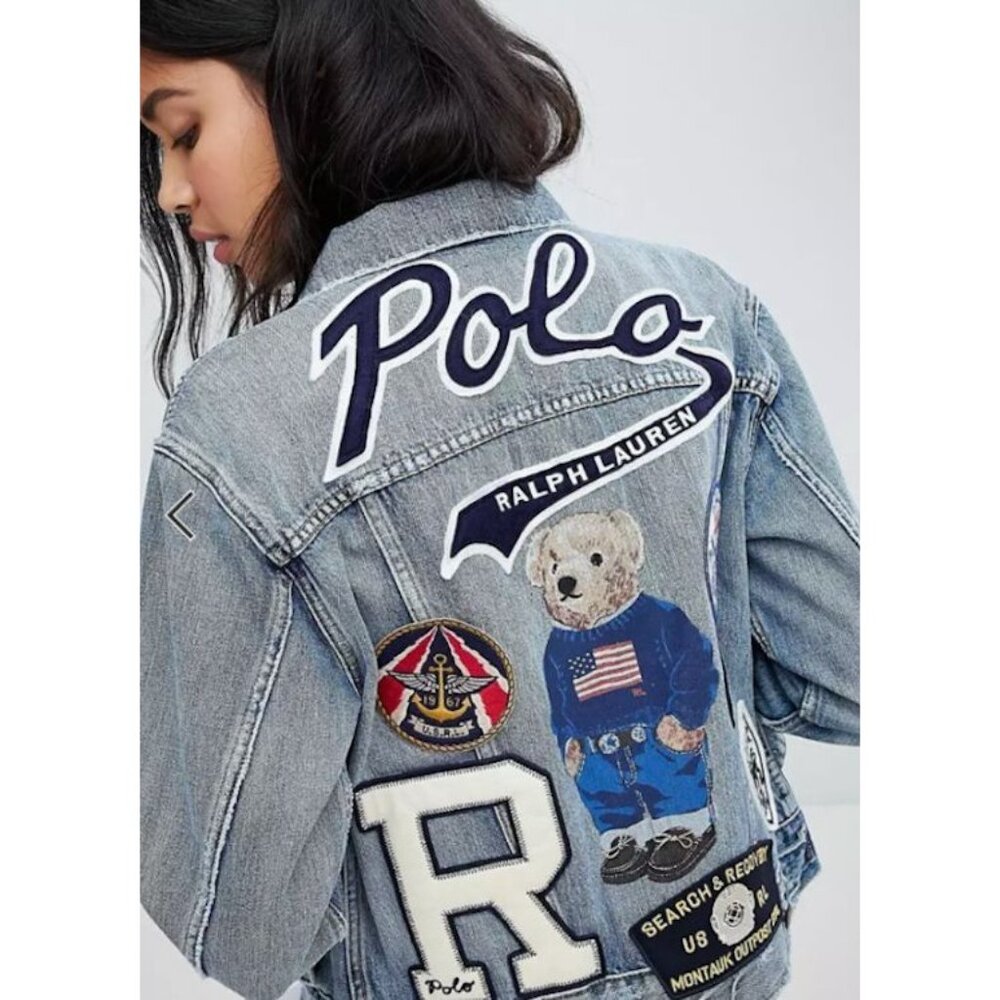 Polo by Ralph Lauren Women's Embroidered Denim Jacket